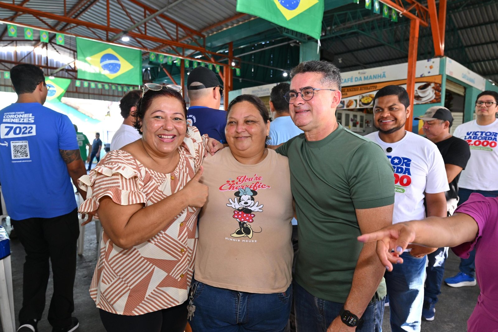 David Almeida participa de agenda com feirantes em Manaus