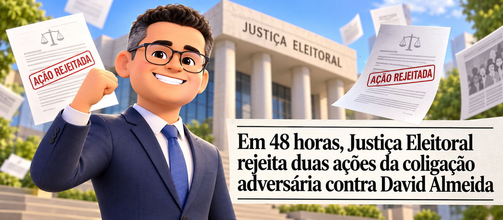 Ausência de pedido de voto fundamenta decisões em casos envolvendo David Almeida