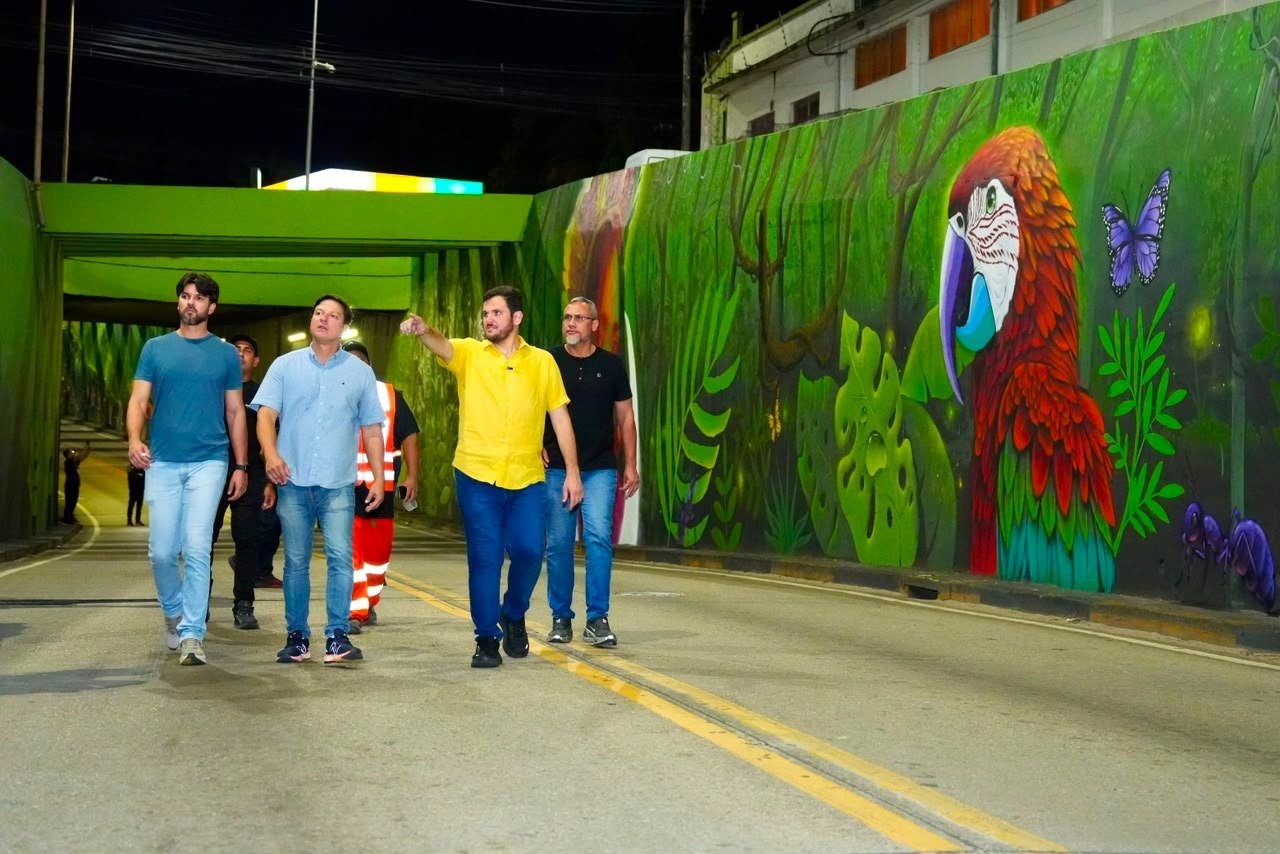 Viaduto São Geraldo e Olímpico recebe melhorias de infraestrutura em Manaus